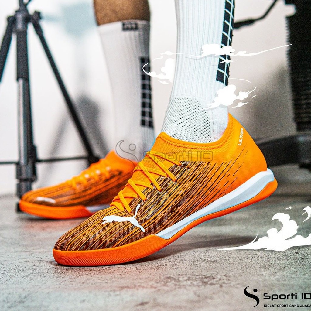 Sepatu Futsal Puma Ultra 3.1 IT - Shocking Orange 106090-01 Original | Puma Ultra