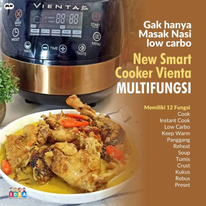 (ORIGINAL)NEW SMART COOKER VIENTA LOW CARBO