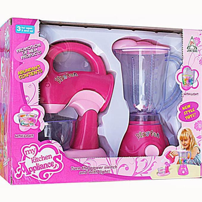Mainan Anak Perempuan Mixer Blender Pink My Kitchen Appliances 018-03