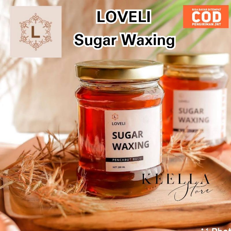 Loveli Sugar Waxing wax perontok buku kaki tangan BPOM aman