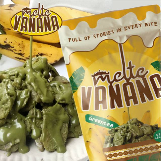 

Keripik pisang lumer green tea vanana melte By TF