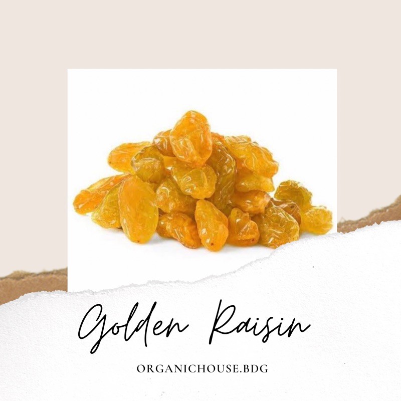 

Golden raisin/kismis kuning buah kering/ dried fruit asli 100gr, 250gram