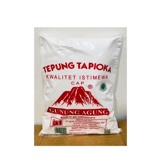 

tepung tapioka cap gunung agung 500gram