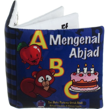 BUKU BANTAL SOFTBOOK MAINAN  EDUKATIF MENGENAL ABJAD 
