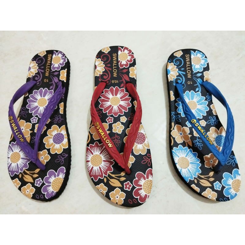 SWALLOW Sandal Jepit Wanita Swallow Floral