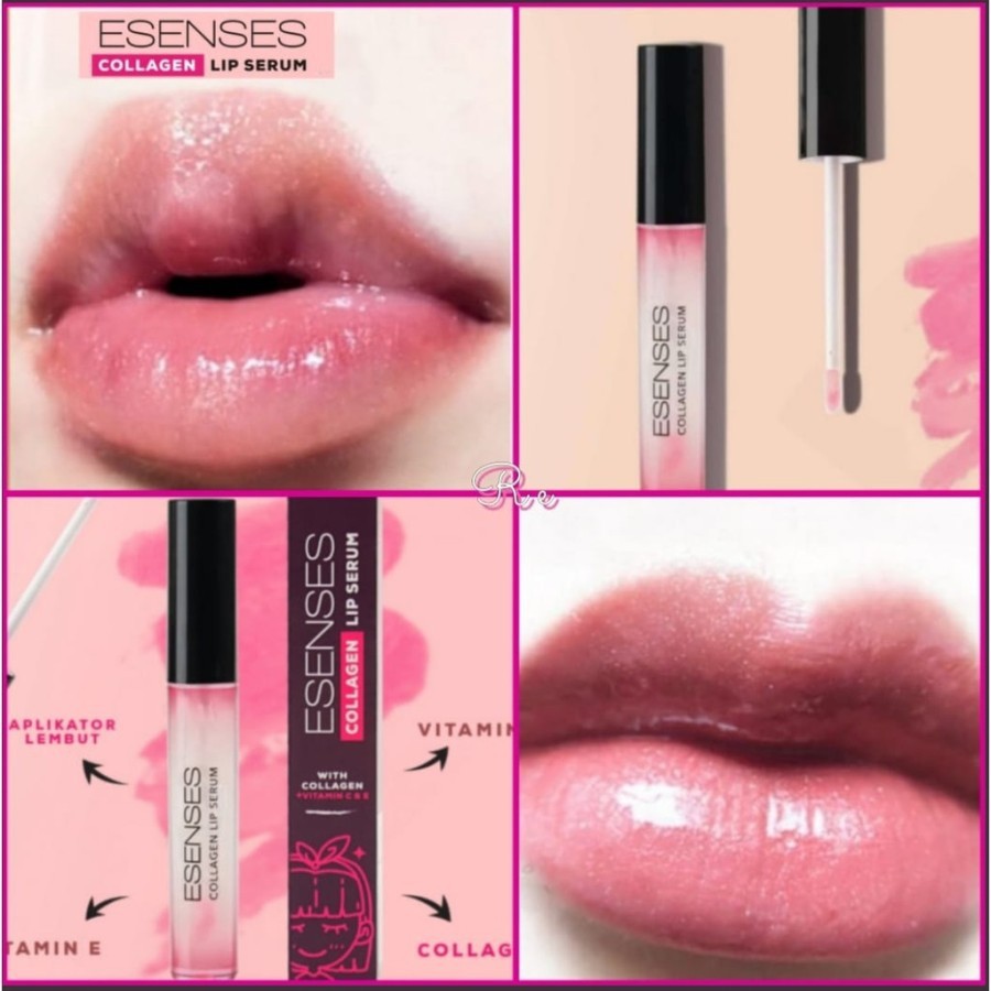 ★ BB ★ ESENSES Collagen Lip Serum [ With Collagen ,Vitamin C Dan E Dan membuat Bibir lebih Cerah ]