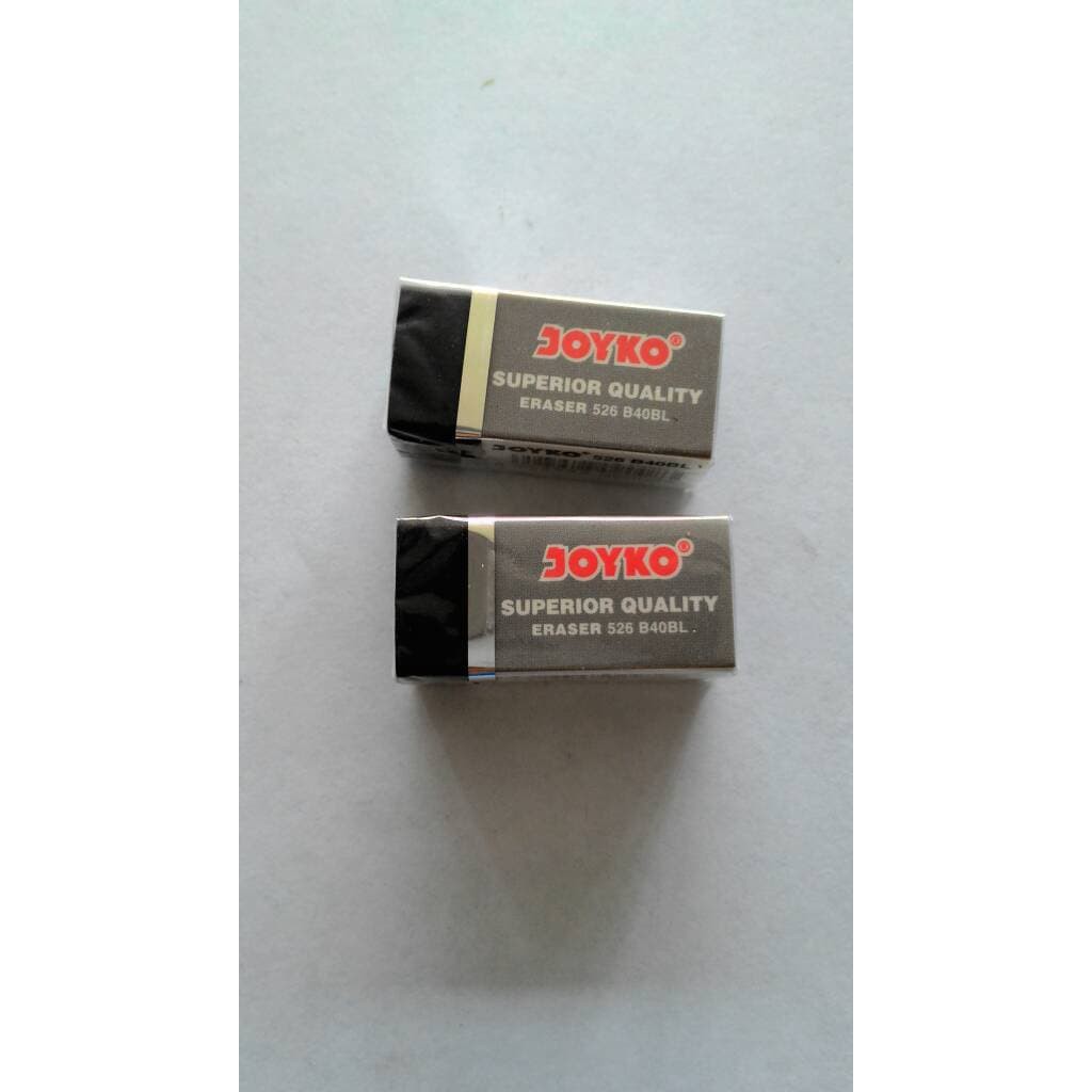 Penghapus Eraser Joyko Hitam Kecil 526 B40BL Harga 1pcs