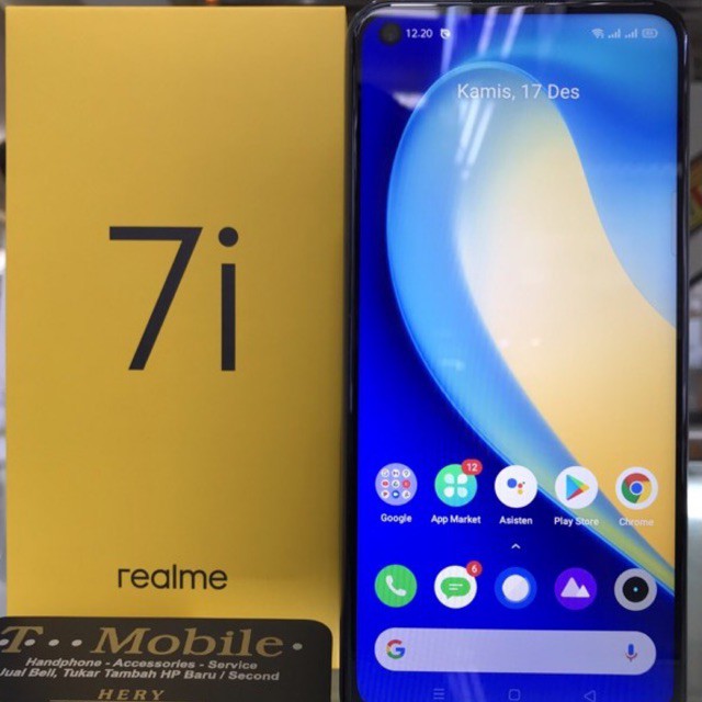 REALME 7i RAM 8GB 128GB AURORA GREEN - SECOND MULUS - FULLSET ORI - GRS RESMI