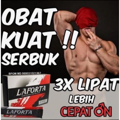 LAFORTA /PENAMBAH STAMINA PRIA / OBAT PEMBESA HERBAL PRIA / 1 SACHET