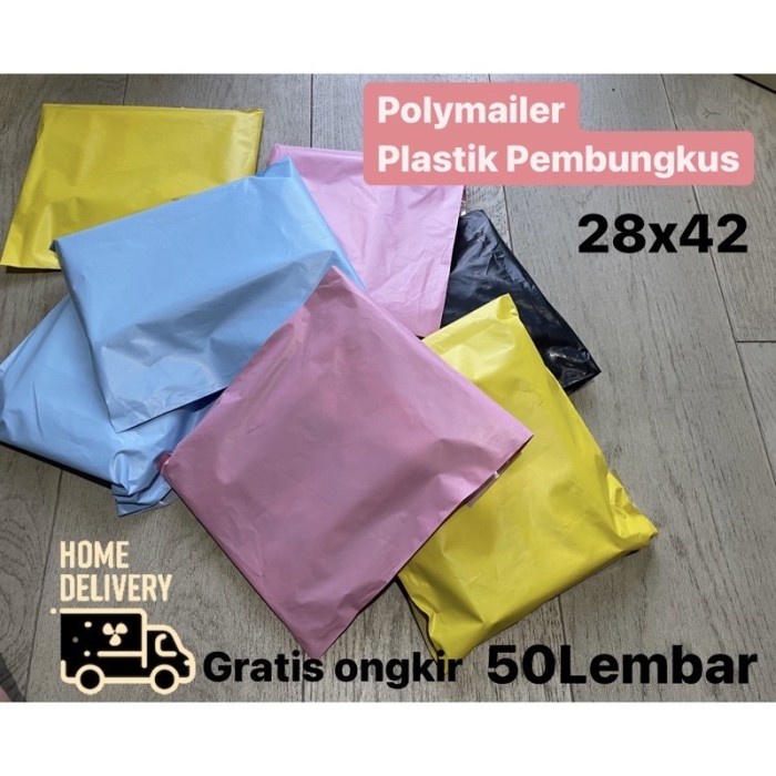 

Bergaransi Polymailer Plastik 28X42 Dijamin Paling Murah Isi 50 Lembar Terlaris