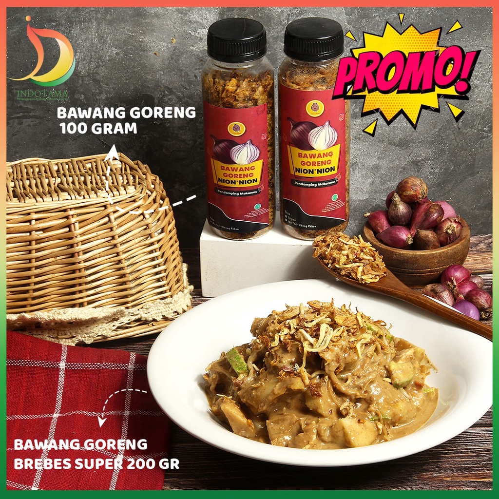 

Bawang Goreng 100 Gram Pedas Gurih Bawang Goreng Mix Udang, Camilan Bawang Goreng Brebes dan Sumenep