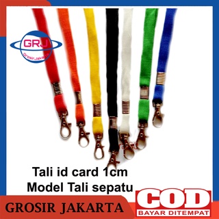 Jual Tali Lanyard Polos / Gantungan Tali ID Card 1CM / Tali Sepatu ...