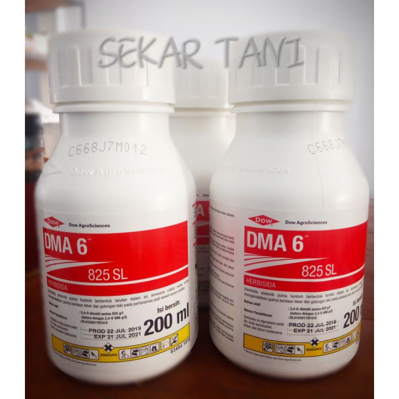 Jual HERBISIDA DMA 6 Pembasmi Gulma Dan Teki 200ml | Shopee Indonesia