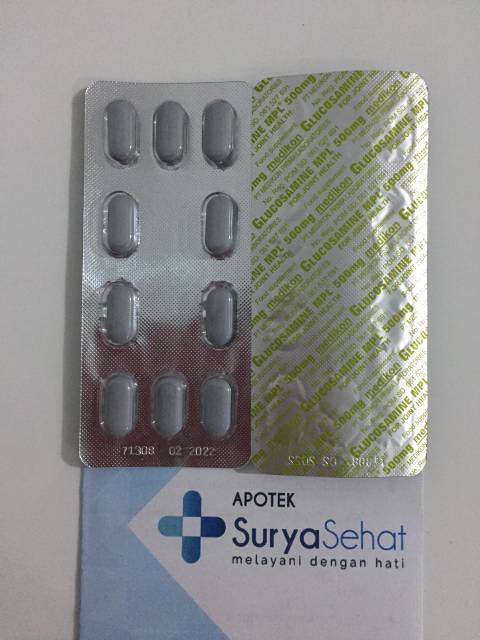 Glucosamine MPL 500 mg 1 strip isi 10 tablet