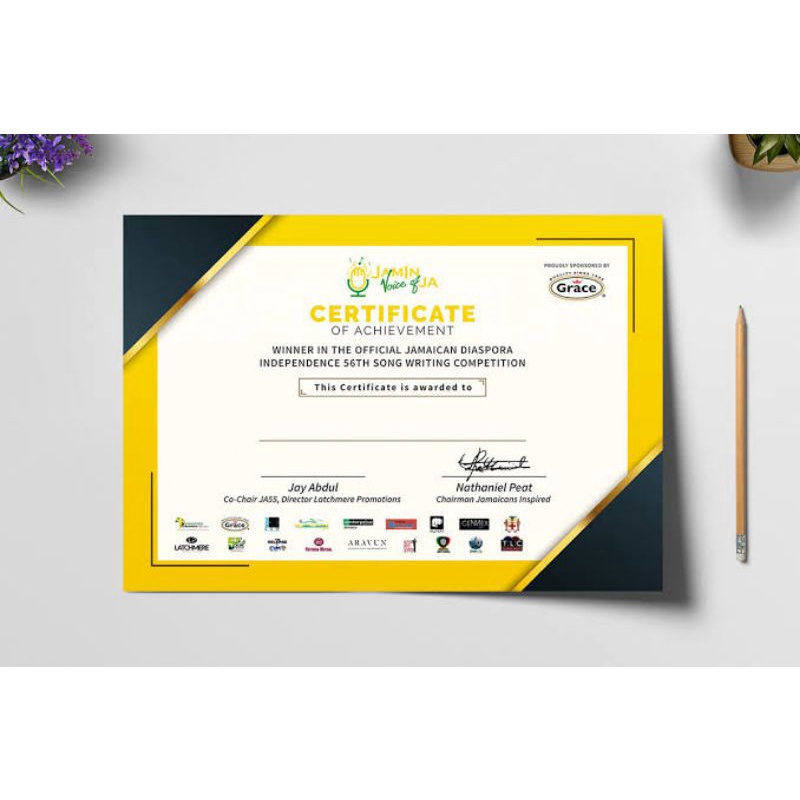 

Cetak sertifikat Laserjet. e-sertifikat / Piagam. A4 borderless