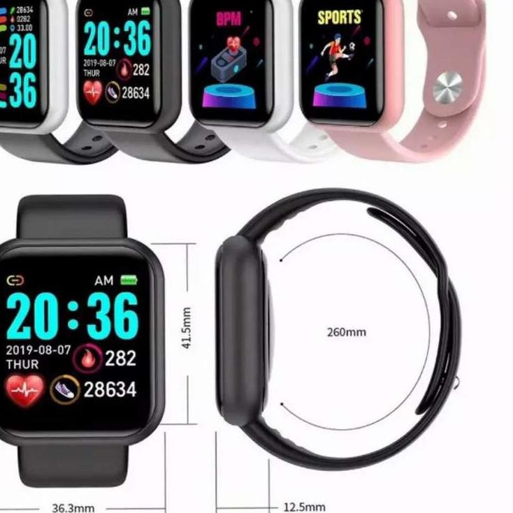 ✪ Smartwatch Y68 Jam Tangan Pria Smartwatch Y68 Jam Tangan Pintar Jam Tangan Smartwatch Sport ➤
