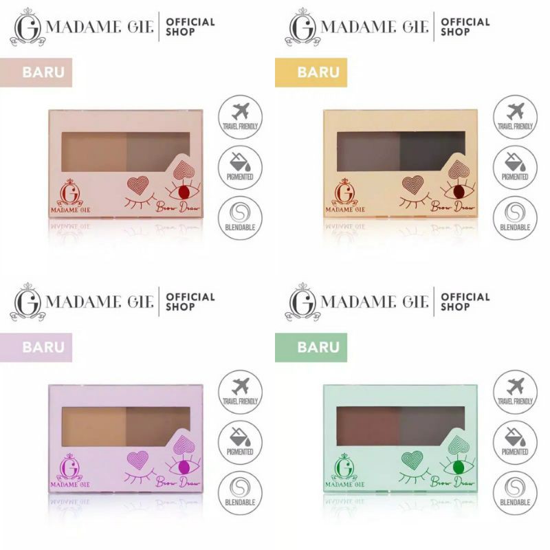 Madame Gie Brow Draw Eyebrow Kit