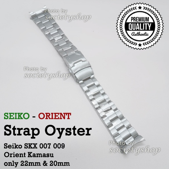 OYSTER HANYA STRAP Rantai Jam Tangan Seiko Orient Kamasu Watch 22mm tali 22