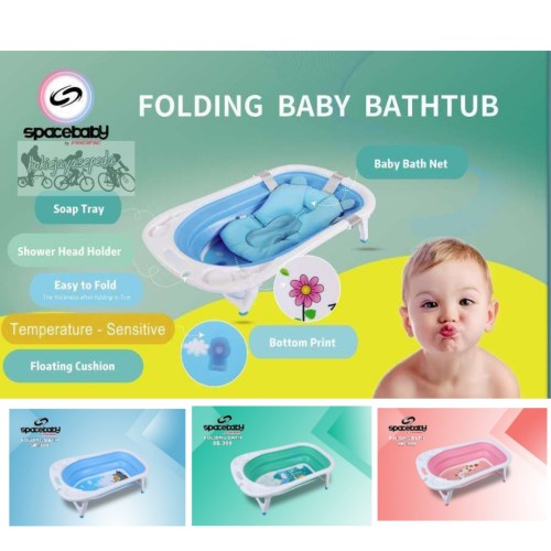 Makassar! Space Baby Folding Baby Bath / Kolam Mandi Bayi SB 388