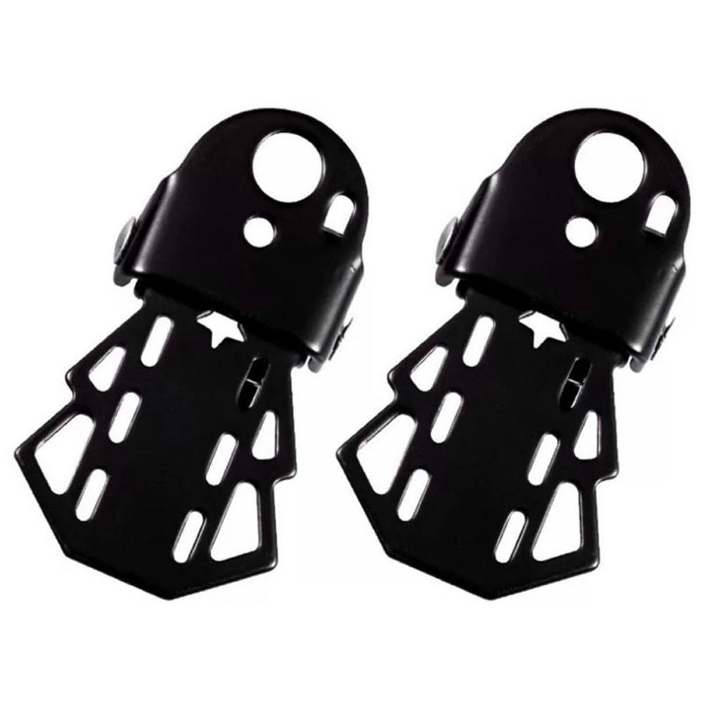 Lanfy Pedal Sepeda Aksesoris Sepeda Bagian Sepeda Road Bike Metal Hitam Folding Bicycle Foot Pegs