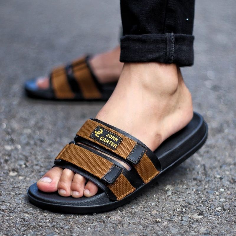 CRAFTSJOHN Sandal Slide SALE SANDAL KASUAL PRIA SENDAL SLOP ORIGINAL KULIT KASUAL 2020 FOOTWEAR GAYA