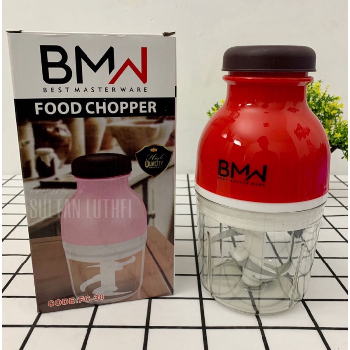 BLENDER PORTABLE CAPSULE CUTTER QUATRE ORIGINAL /  KAPSUL PENGGILING DAGING / BLENDER JUMBO-CAPSUL MERAH 4P