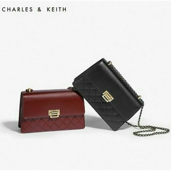 charles and keith flap bag