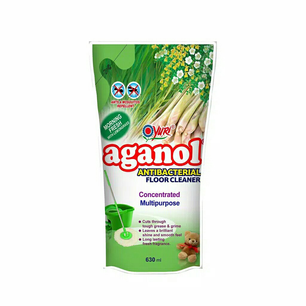 Aganol Antibacterial Floor Cleaner Morning Fresh With Lemongrass 630 Ml