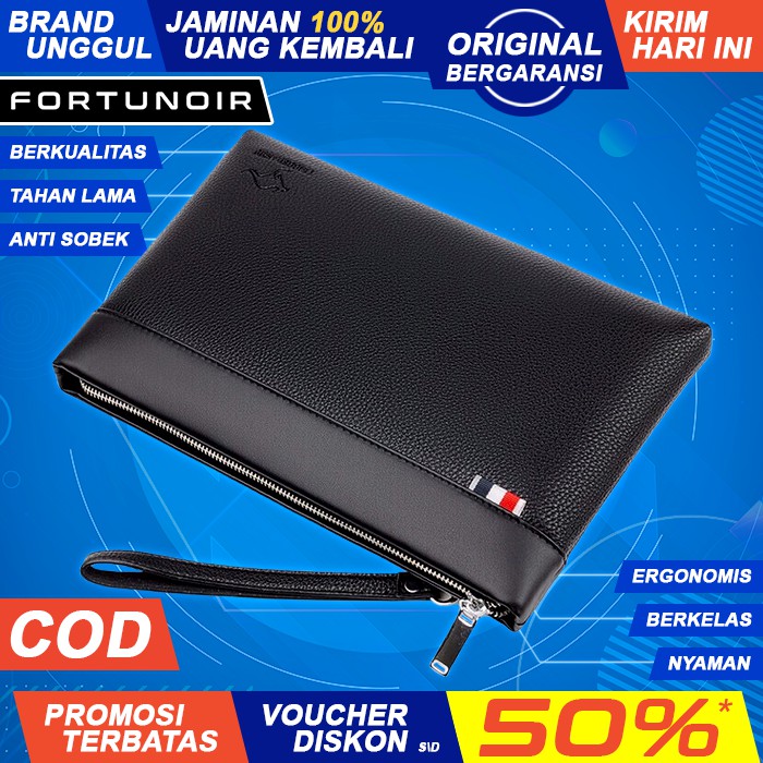 TAS TANGAN HANDBAG CLUTCH PEGANG PEGANGAN PESTA FASHION GAUL KEREN KULIT PRIA COWO COWO LAKI FN216