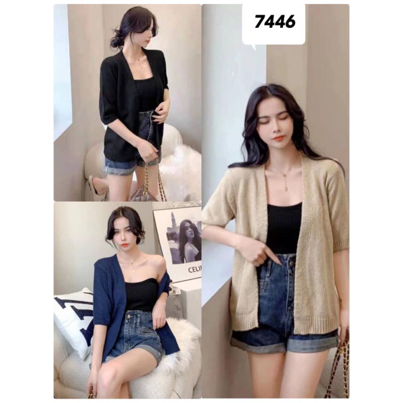 cardigan rajut import 7446