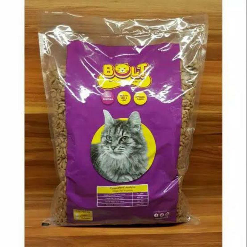 Pakan Kucing Bolt isi 900gr