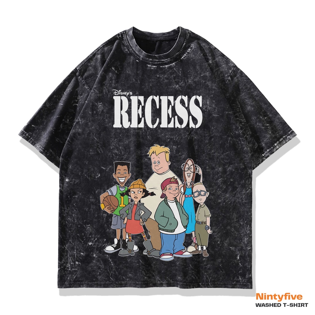 Recees Kaos Anime 90s Recees Toon Oversize Washed Tee