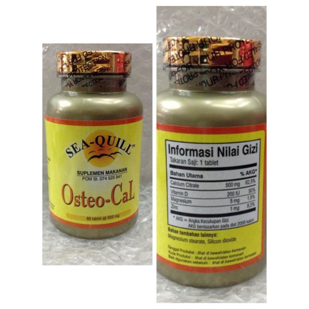 Sea Quill Osteo-Cal Isi 60 Tablet