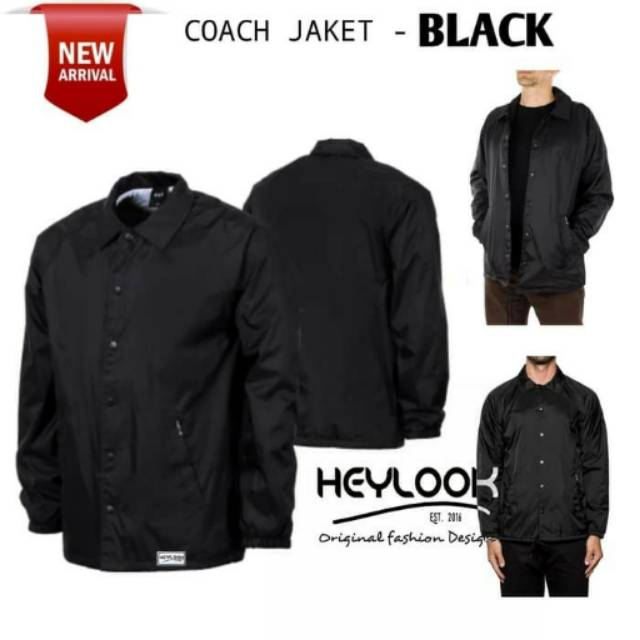 Desain Jaket Bomber Polos Depan Belakang Hitam - Paimin Gambar