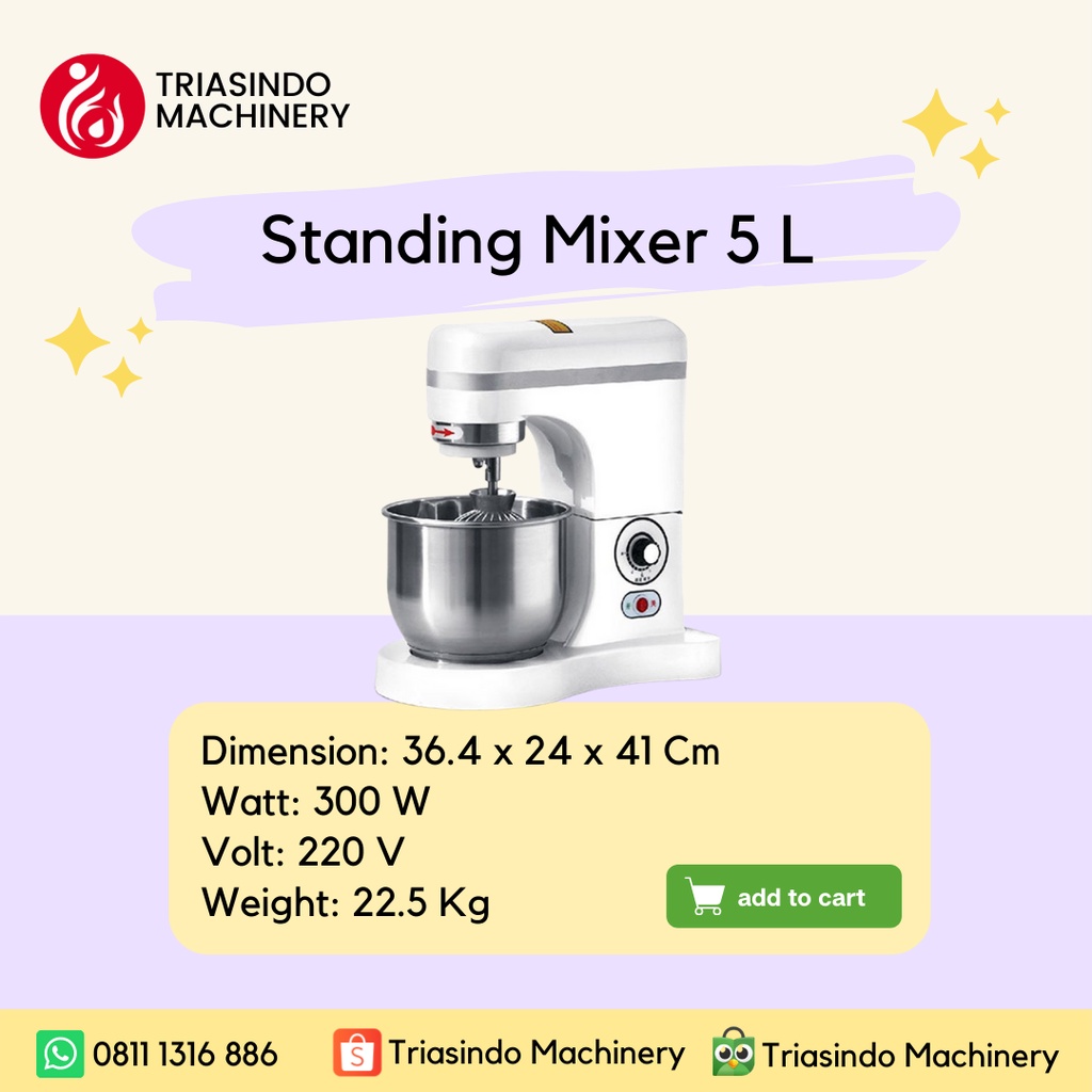 PORTABLE MIXER 5 LITER / PLANETARY MIXER 5 LITER