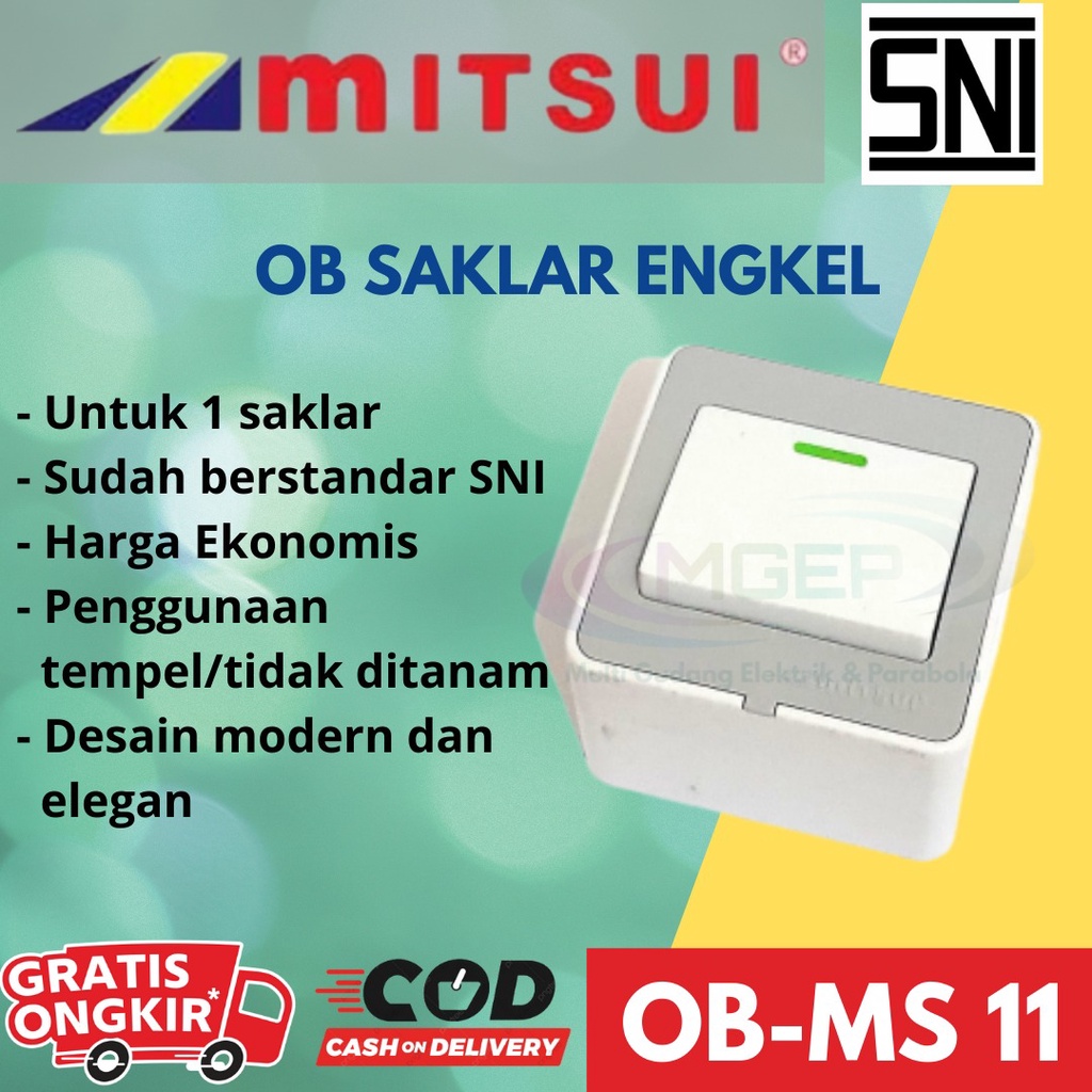 Mitsui Saklar Engkel OB Outbow Segi Helios OB MS11 SNI Original