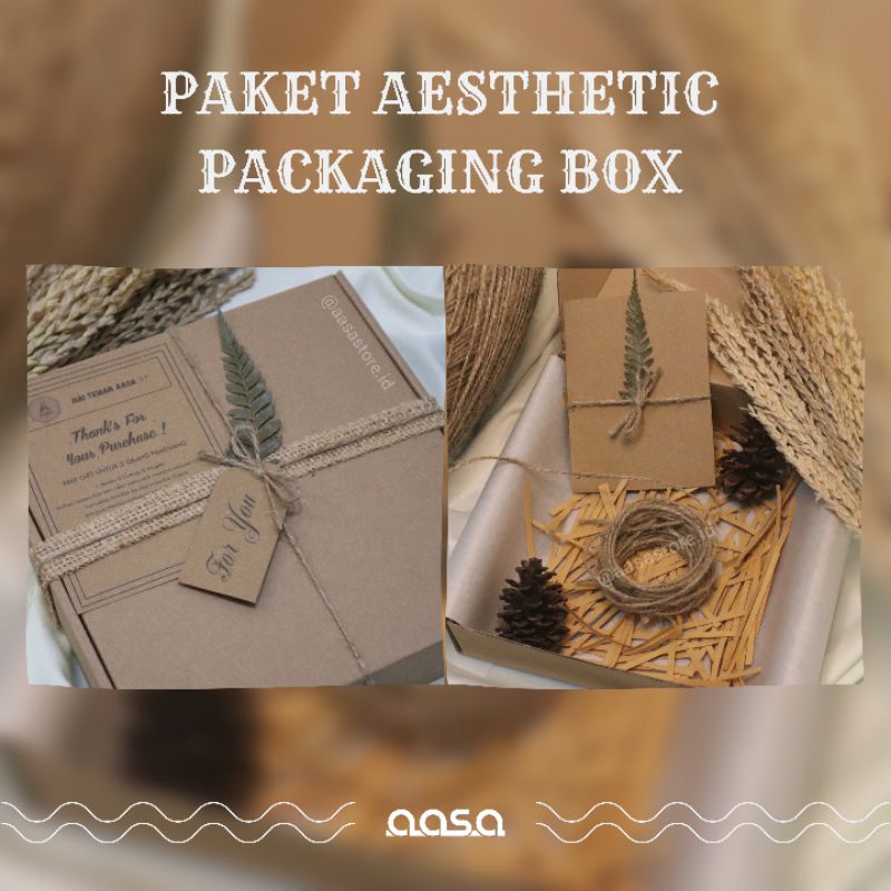 

BOX HAMPERS / PAKET PACKAGING GIFT BOX 1 SET / KOTAK KADO / AESTHETIC BOX / PACKAGING KARDUS