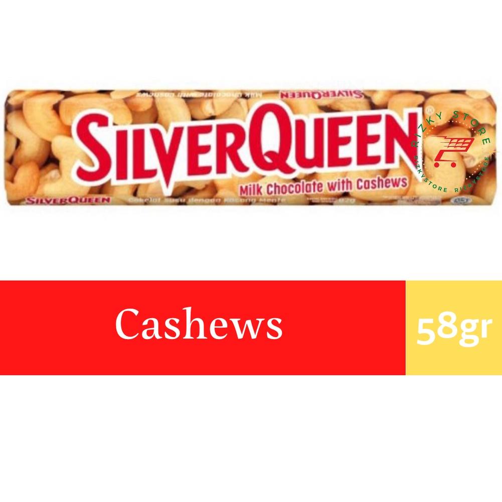 

[KODE SIPEK] SILVERQUEEN 58 GRAM, COKLAT GREEN TEA , ALMOND , MEDE, SILVER QUEEN
