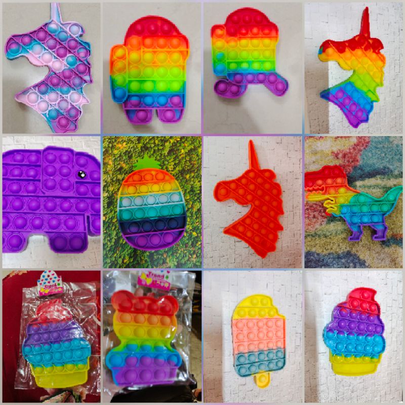 FREE GUNDU KELERENG!Mainan Pop It Penghilang Stress Viral Tiktok Jumbo 20cm Bahan Import Bagus Halus Model New Bts-7