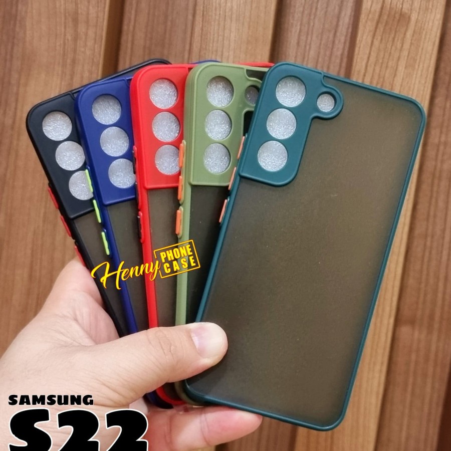 Bumper AERO CASE Samsung S22 S22 Plus S22 Ultra A13 4G 5G Premium Hardcase My Choice List Warna Matte