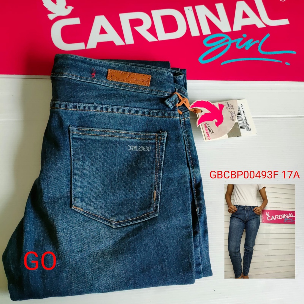 bb L CELANA JEANS CARDINAL Pensil Casual Stretch Skinny Slimfit Super Skinny Celana Panjang Ladys