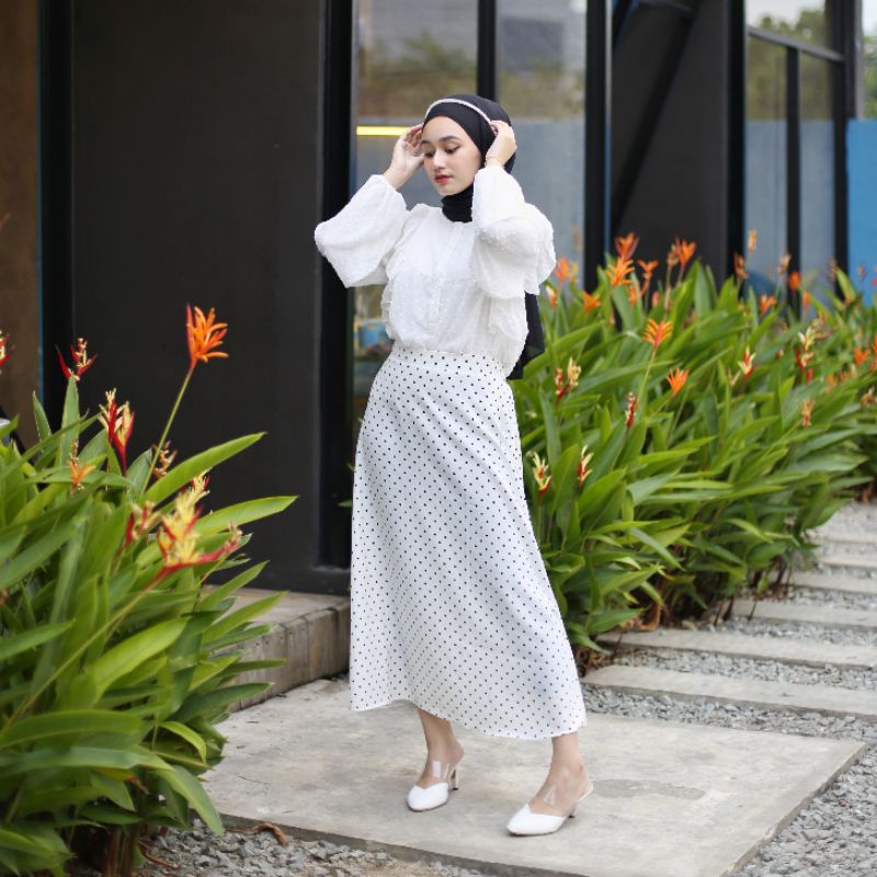 Polka Skirt / Rok Polkadot