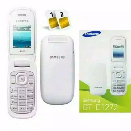 HANDPHONE SAMSUNG GT E-1272 HANDPHONE SAMSUNG LIPAT DUAL SIM