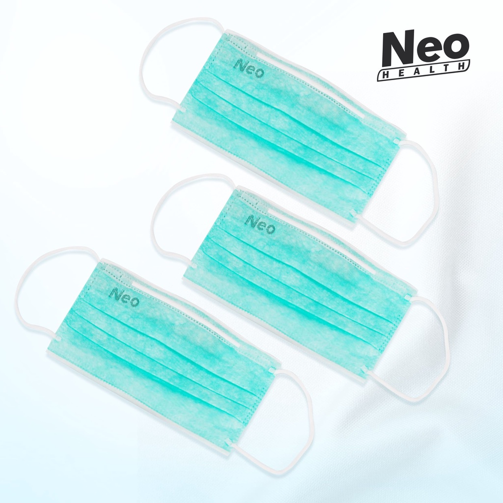 Neo - Budget Mask '50S 3 ply Neo budget 3 Ply Perbox Isi 50 Pcs Termurah