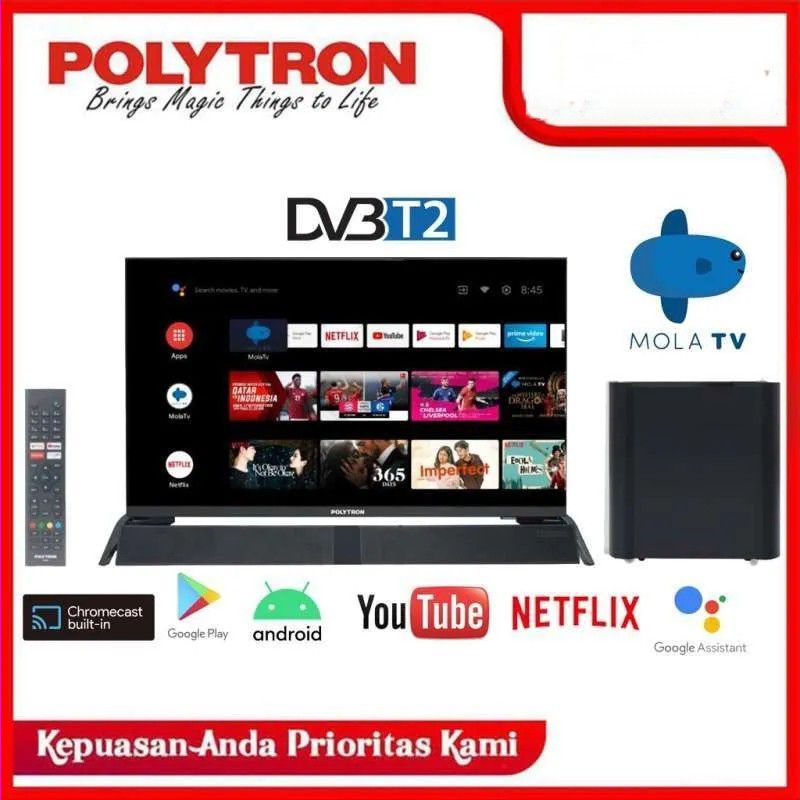 POLYTRON Smart Android PLD43BAG9953 43 inch Soundbar PLD 43BAG9953