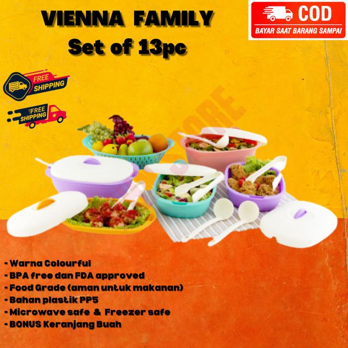 Alat Makan | Set Alat Makan - Tempat Makan - Vienna Slovenia 13 In 1 - Tupperware