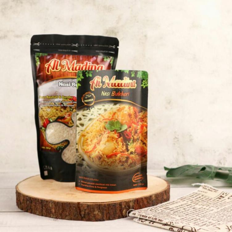 

(FREE ONGKIR) Nasi ARAB Instant Almadina Al Madina Nasi Kebuli, Kabsah, Bukhari, Mandhi, Biryani Bri