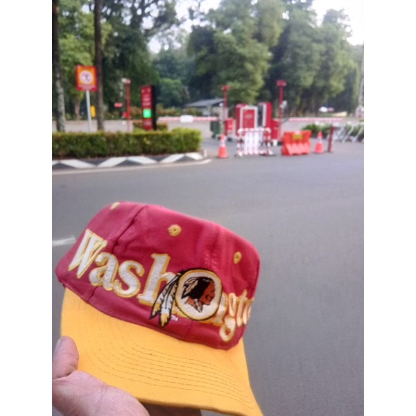 (SOLD) Snapback vintage washington redaskins nfl topi vintage second logo 7 not starter/youngan