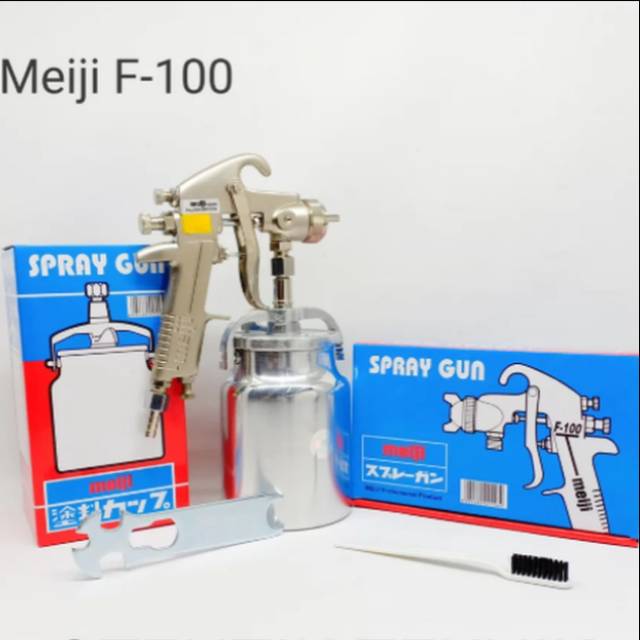 Spray gun meiji F100 tabung bawah