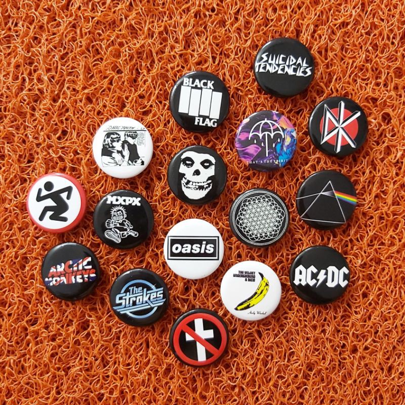 PIN BUTTON / BROS PIN MINI MUSIK/HYPE BEST QUALITY